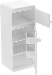 Totority Miniature Mini Fridge Dollhouse Accessory Toy Fridge for Boys and Ornament for Micro Scene