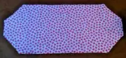 COUNTRY COTTAGE ST. VALENTINES DAY HOLIDAY HEARTS REVERSIBLE FABRIC TABLE RUNNER