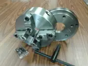 8" 4-Jaw Self-Centering Lathe Chuck top&bottom jaws w. D1-5 adapter plate-new