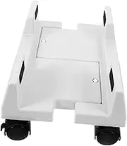 OSALADI Desk Pc Stand Mobile CPU Tower Holder for Desktop Tower Easy Rolling Computer Cart Wheels Sturdy and Space-Saving