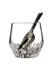 Waterford Lismore Ice Bucket with Scoop Irish Dogs Madra