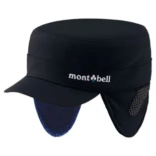 【mont-bell】1108845 BK/DN 黑/藍 抗風刷毛保暖帽 CLIMAPRO Work Cap