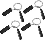 EXHUMKY Barbell Bar Buckle Dumbbell Bar Clamp Barbell Accessory Weightlifting Clip Portable Weight Clips