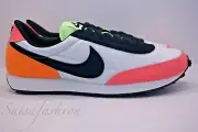 Nike Daybreak White Black Atomic Orange DJ5996 100 Women's Sz 11.5 Men's Sz 10