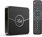 TV Box Android 11.0 [4GB 64GB] X98 Plus 4K Smart TV Box Amlogic S905 X2 CPU Chipset 2.4G/5G Dual WiFi 100/1000M H.265 Decode USB3.0 Set Top Box,4gb+64gb