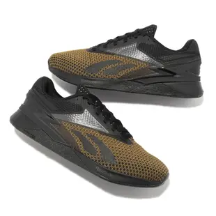 REEBOK NANO X3 CrossFit 舉重鞋 黑皮棕 100033788/ 29cm (US11)