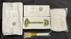 LUX TRENDS Jade Roller Set w/ Headband & Deluxe Spa Spatula Brush NIP
