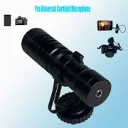 Camera Microphone Supercardioid Shotgun Mic For Smartphone DSLR PC iPhone Vidio