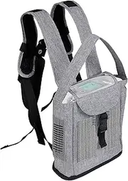 Lightweight Portable Oxygen Concentrator Backpack for G3 Unit, Breathable & Comfortable POC Carrying Bag with Mesh Panels, Water Resistant Oxygen Backpack (GRAY)