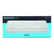Logitech Signature K650 Comfort Full-Size Wireless Keyboard with Wrist Rest - Off White (920-010987)