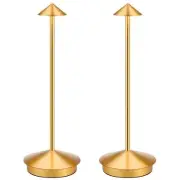 AMFORPM Portable Outdoor Table Desk Lamp, Cordless Led Table Lamp 2 Pack, Sma