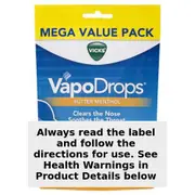 Vicks VapoDrops Butter Menthol Lozenges 42 Pack