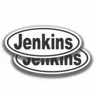 JENKINS NAME DECALs 2 Stickers Bogo Car Truck Bumper Window