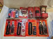 1992 COKE Gifts Light Puzzle Pens Sharpener Coca-Cola Holiday Sprite Boy Lot A3