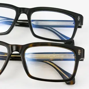 Cartier CT0291O 卡地亞品牌眼鏡｜時尚復古文藝大臉玳瑁方形全框眼鏡 男生品牌眼鏡框【幸子眼鏡】