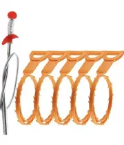 Drain Snake Clog Remover Drain Snake, 6 Pack Drain Snake Hair Drain Clog Tool