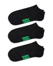 Happy Socks Solid Low Socks, Pack of 3