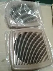 Peugeot 505 rear Speaker deck grille Cover brown oem original authentic tan
