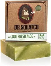 Dr. Squatch All Natural Bar Soap for Men with Zero Grit, Cool Fresh Aloe