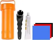 SUP Repair Kit with PVC Patches and Glue for Inflatables Portable Stand-Up Paddled Repair Kit with Wrench for Inflatable Kayak Boat Raft Surfd