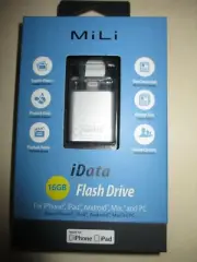 MiLi HI-D91 Silver iData Pro 16GB Portable Storage USB Flash Drive for iphone