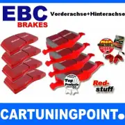 EBC Brake Pads Front+Rear Redstuff for BMW 5 F10, F18 DP32019C DP32089C (for: BMW)