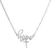 omodofo Bible Verse Necklace Cross Charm Confirmation Pendant Necklace Gift Scripture Jewelry