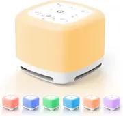 40 Soothing Sounds Sleep White Noise Machine with Night Light - Adjustable Brightness, Memory Function