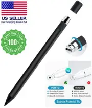 Magnetic Active Stylus Pen Pencil for Apple iPad Pro Air iPad Mini Metal BLACK