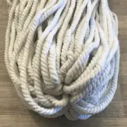 White 6mm Cotton Macrame Rope Cord per 5 metres