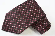 BROOKS BROTHERS MAKERS BLACK SILK MEN'S Neck Tie W:3 1/2" BY L:60" NEW