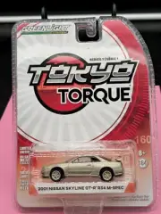 GL Tokyo Torque: 2001 Nissan Skyline GT-R R34 M-Spec 1/64 Scale