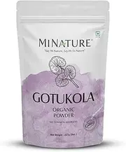 Gotu Kola Powder(Centella asiatica) by minature | 8 oz (227 Gram) (1/2 lb) | Vegan, Non GMO