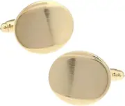 [JYHLSHBA] Cufflinks For Men 1 Pair Of Men'S Cufflinks Gold Glossy Fava Bean Cufflinks Men'S French Shirt Cufflinks