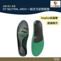 在飛比找露天拍賣優惠-SOFSOLE FIT NEUTRAL ARCH 一般足弓專