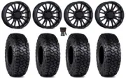 MSA ThunderLips 14" Wheels Black 30" Intersect Tires Can-Am Defender