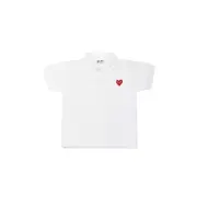 (ASK availability First)comme des garcons PLAY CDG KID'S POLO SHIRT new