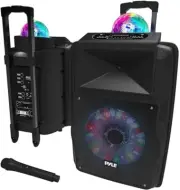 Wireless Portable PA Speaker System - 700 W Battery Powered Rechargeable Sound S
