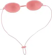 Beavorty 1 Pair of Tanning Bed Eye Goggles Mask for Beauty Treatments Comfortable Silicone