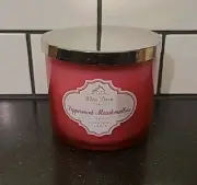 Bath & Body Works White Barn PEPPERMINT MARSHMALLOW 3-Wick Candle 14.5 oz (Y9)