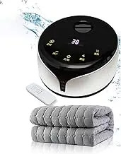 Water Heated Mattress Wireless Remote Soft Comfort and Safe & Radiation Free Electric Heating Double Water Circulation Mattress Safe Constant Temperature