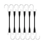 Rubber Cords with Hooks 6 Inch,Rubber Bungee Cords Heavy Duty Outdoor7027