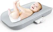 ONE-MI Puppy Scale, Baby Scale, Dog Scale, Pet Scale, Multi-Function Infant Scale with Hold Function, for: Infant, Newborns, Puppy, Cats, Weight(Max: 220 lb) and Height Track (Max: 23.6 in)