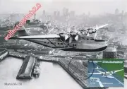 LIBYA 1984 Martin 130 "China Clipper" USA ICAO Aviation (maximum-card)
