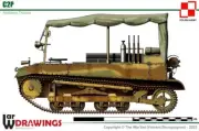 1/72 WW2 Polish C2P Tractor. Painted Resin. 3500 models on offer