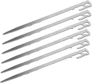 Generic 6pcs Tent Pegs Heavy Duty Outdoor Stakes for Camping Durable Tent Accessories and Tarps Wind Resistant Design