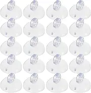 200pcs String Mini Suction Cup Lighting Accessories Window Screen Clips Window Suction Cup Hook Led Light Hanger Outside Fairy Light Suction Cup Wall Clip Plastic Fish Tank