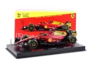 BBURAGO 1/43 - FERRARI F1-75 - ITALY MONZA GP 2022 (C. SAINZ) 36831MONZA-S/55