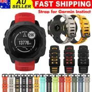 Sport Silicone Watch Band Strap For Garmin instinct 22mm Soft Replacement Band