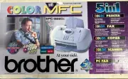 Brother MFC-3220c Color Printer Fax 5-in-1 Multi-Function Scanner Copier - NEW!
